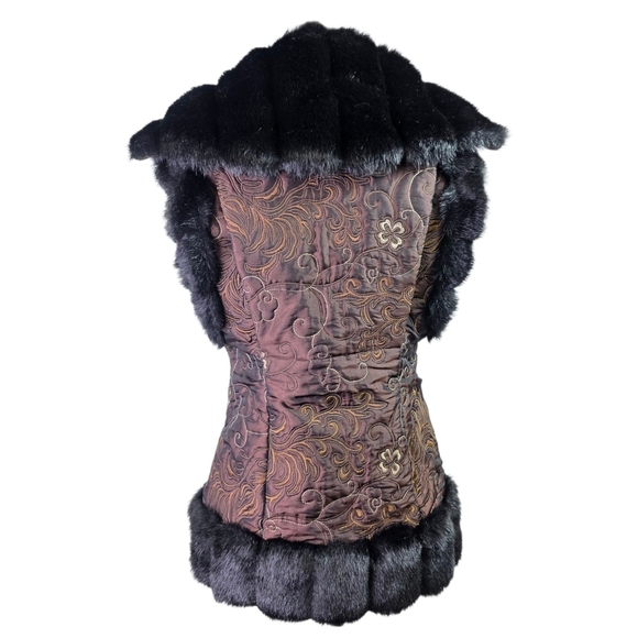 Anne Larochelle faux fur padded vest - Picture 2 of 13
